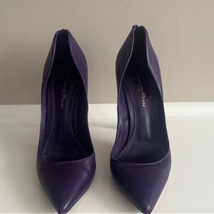 Gianvito Rossi Deep Purple Heels